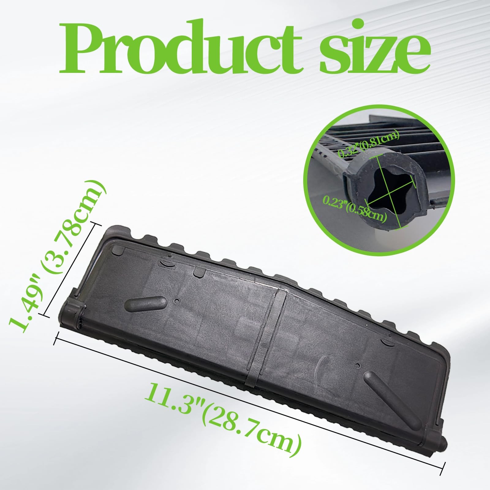 15-51251 HVAC Blend Door Actuator Compatible 11.4 x 3.54 x 0.59 inches, Black