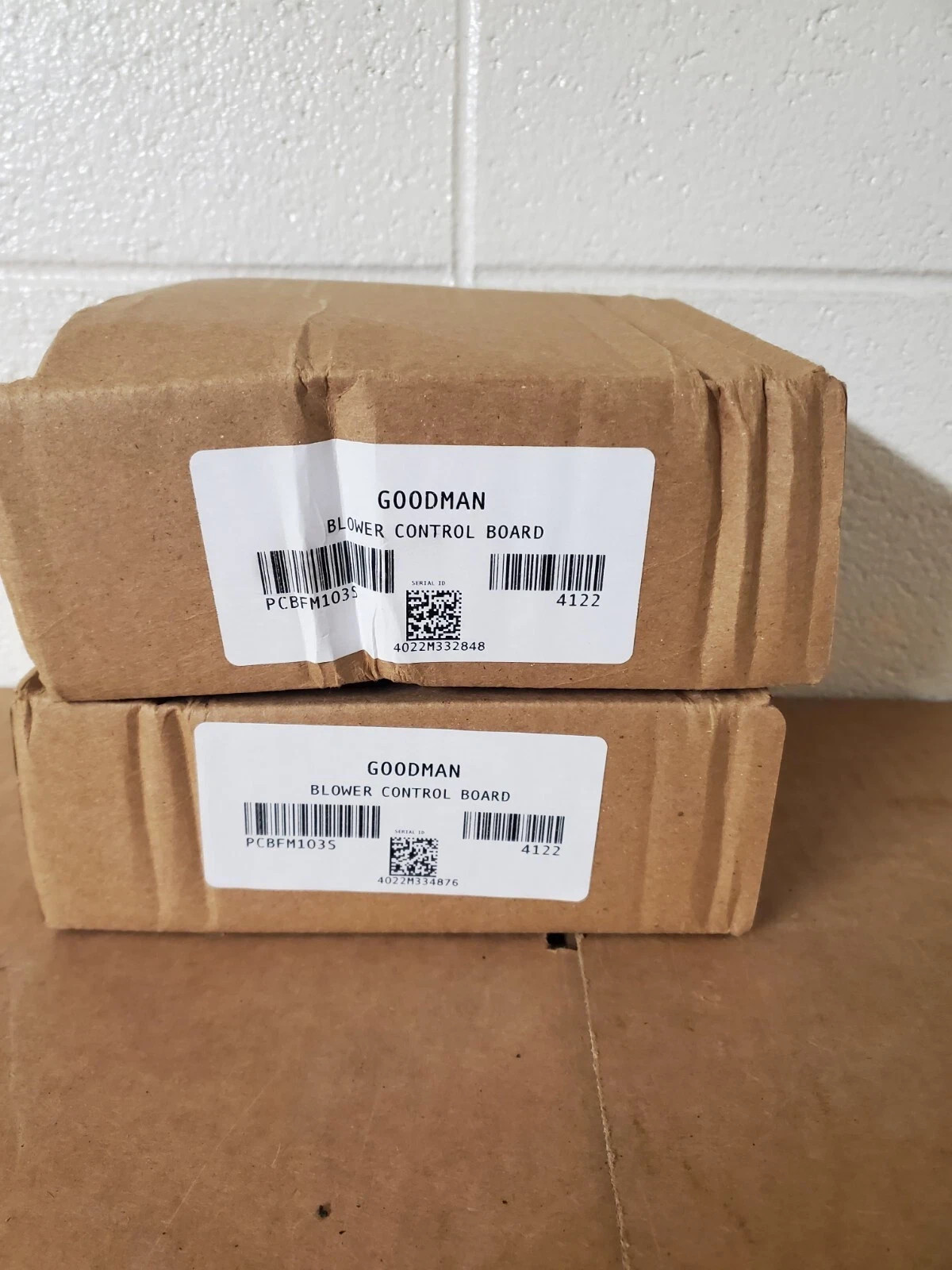 Lot(2) Goodman PCBFM103S Fan Blower Control Board Time Delay-Box Damage