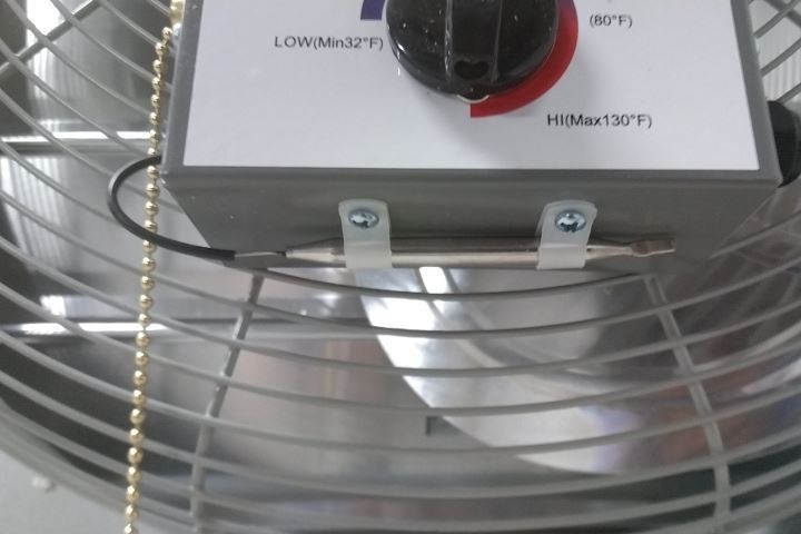 Canarm GSF3-20A 20 In Blade Diameter 1/4 HP 120VAC Galvanized Shutter Fan