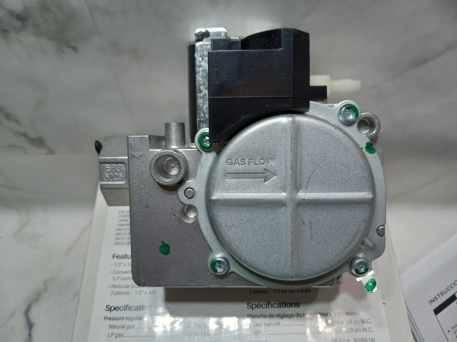 Emerson White Rodgers 36J24-214 Replacement Gas Valve L44-644 New Open Box