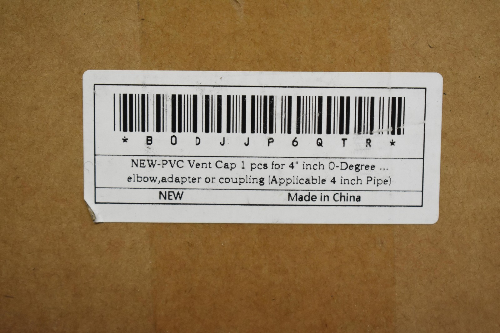 LGQF-LL NEW-PVC 4 Inch White Round Vent Cap PVC Steel Mesh O-Degree HVAC Pipe