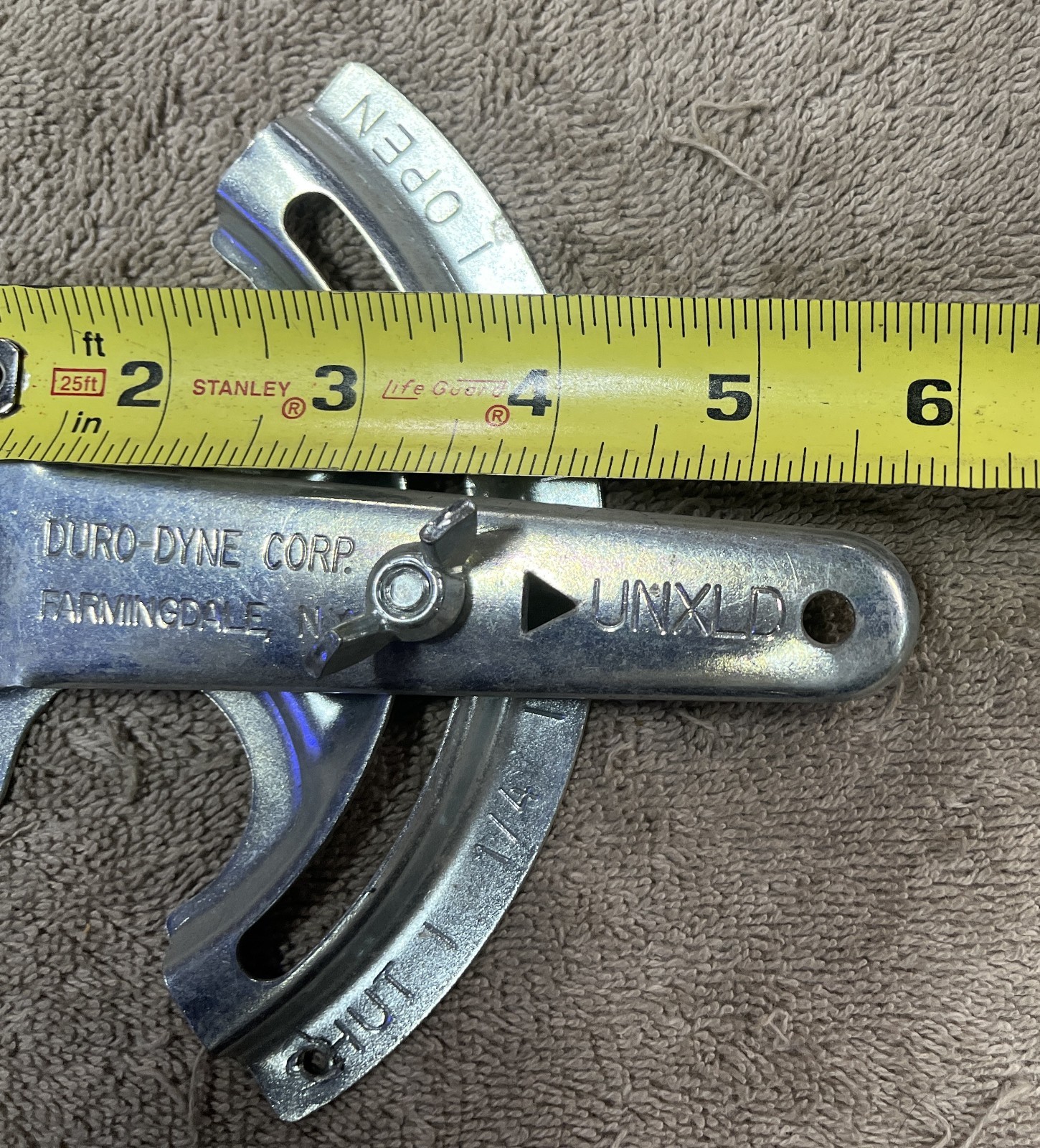 Duro-Dyne 3/8″ Quadrant Damper Regulator Handle -Square Rod – UNXLD – Lot Of 2