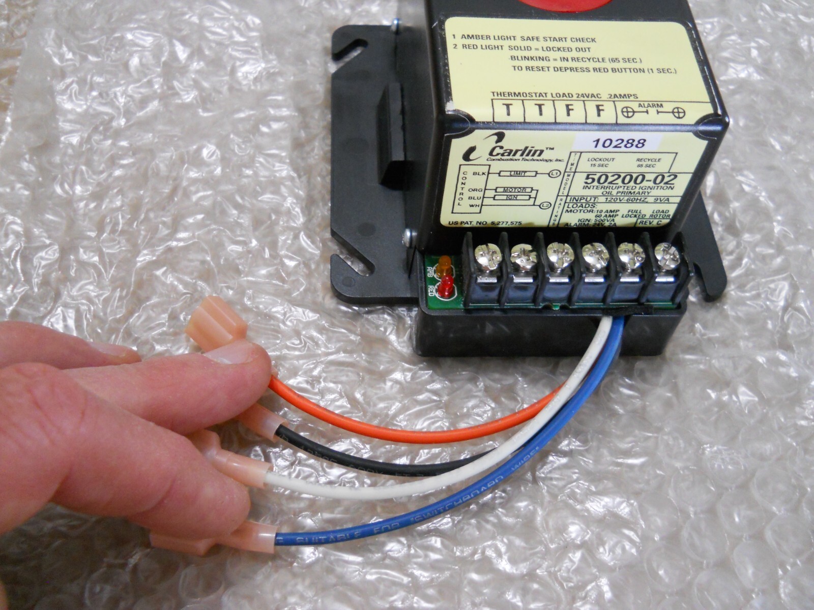 New OEM Carlin 50200-02 Oil Burner Control 4-Wire