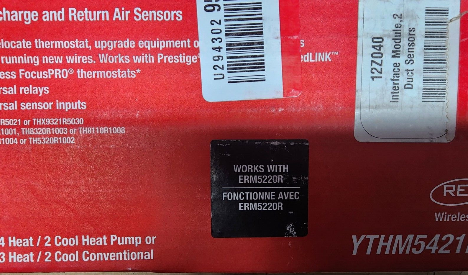 Honeywell Miller Equipment Interface Module YTHM5421R1010, 12z040, Red Link Tech
