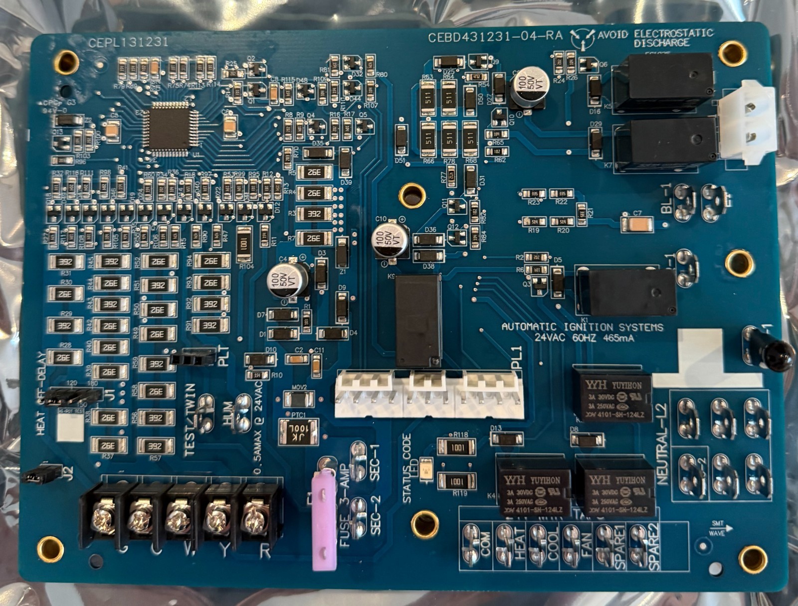 HK42FZ086 Control Board Compatible with Carrier, Payne, Bryant HVAC Furnace