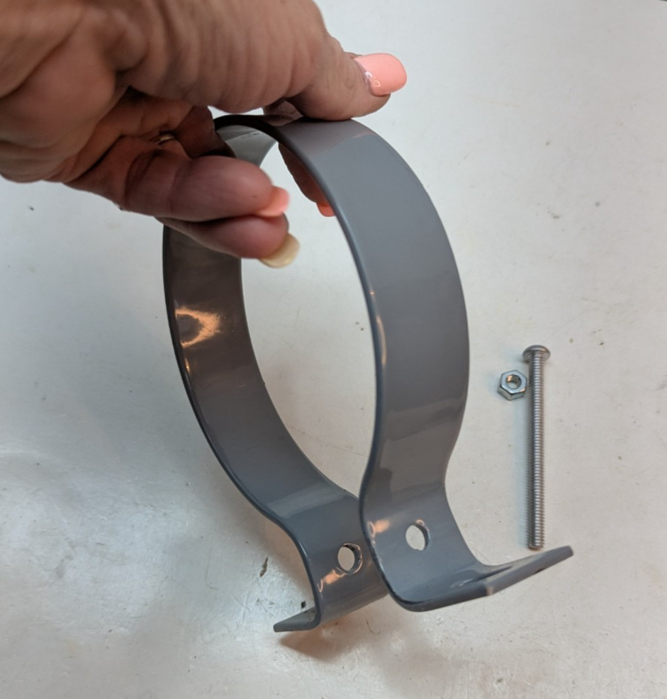 Sporlan A-685 Mounting Bracket Assembly for Shell Type C Gray