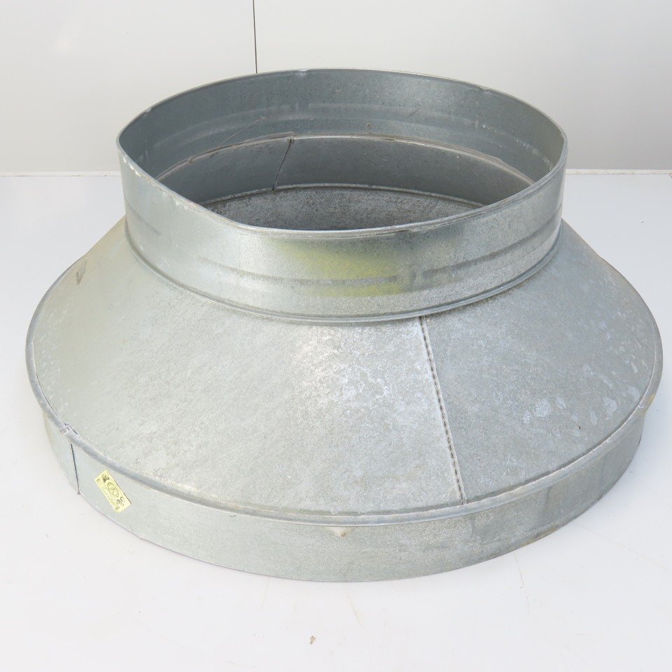 24″ x 16″ Galvanized Steel Spiral Duct 22 Gauge Increaser/Reducer