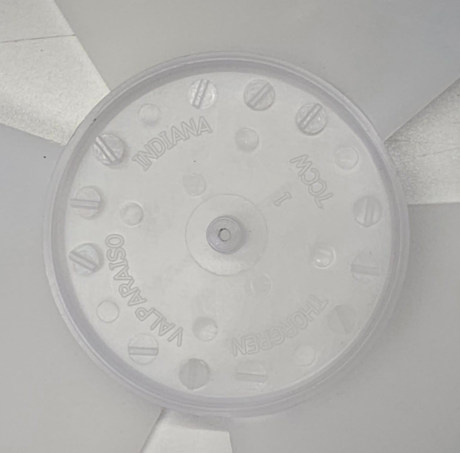 Thorgren 7CCW Plastic Fan 7″ Diameter Counter Clockwise 3 Blade New Old Stock