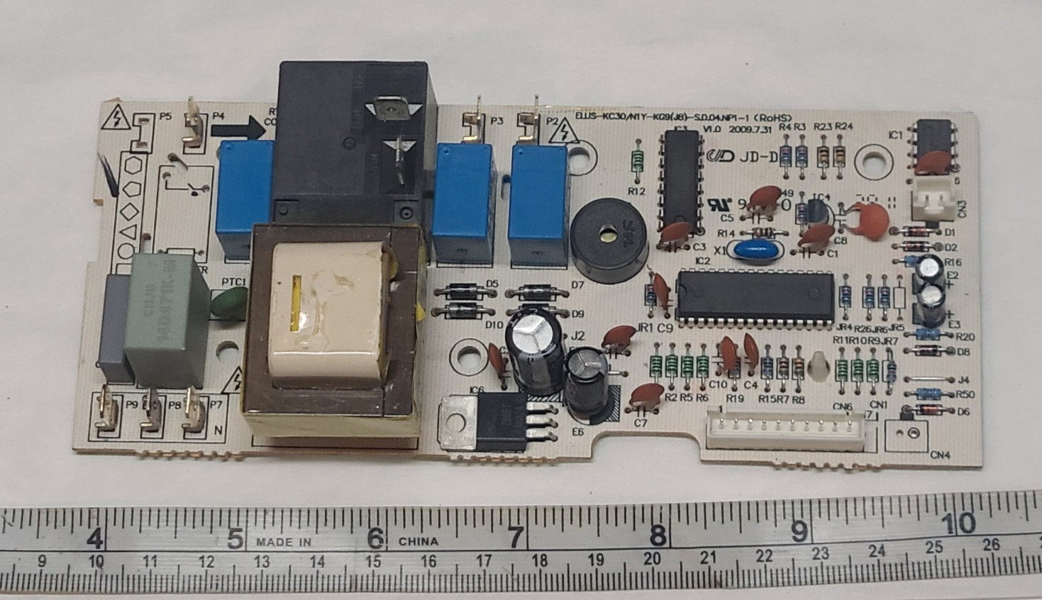 Kenmore ac model: 253.86052 Power Supply Board (ELUS -KC30/N1Y-KG9(J8)