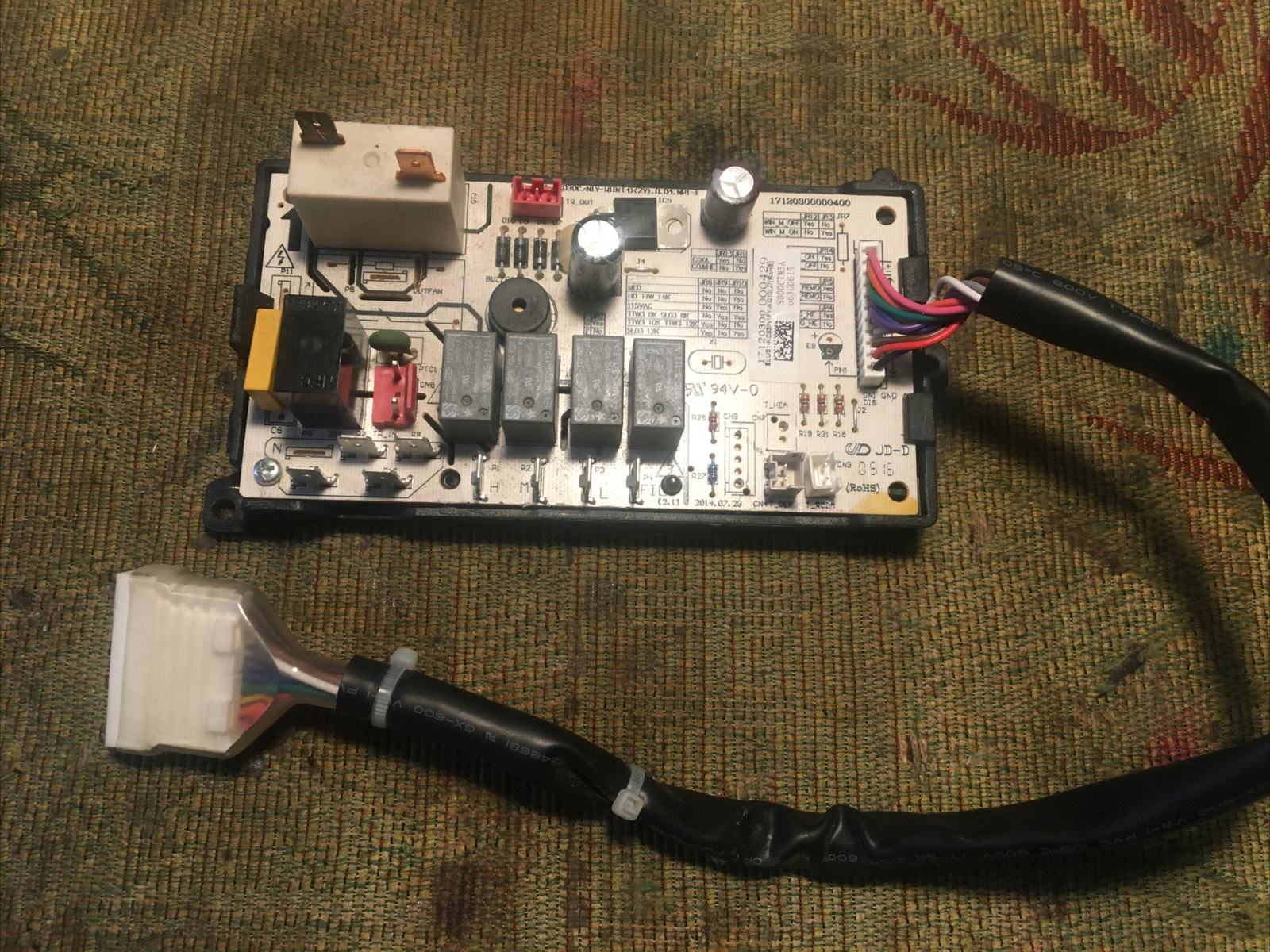 Frigidaire ac model: FFRE1833S2 Power Supply Main Board