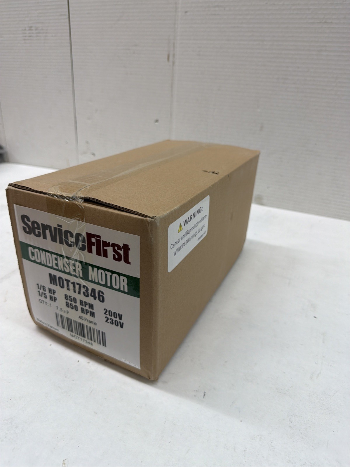 Trane MOT17346 Fan Motor 200-230V 850 RPM