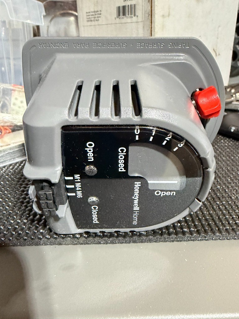 Honeywell Home M847D Zone Damper Operator, 24V AC, 60Hz, 7W