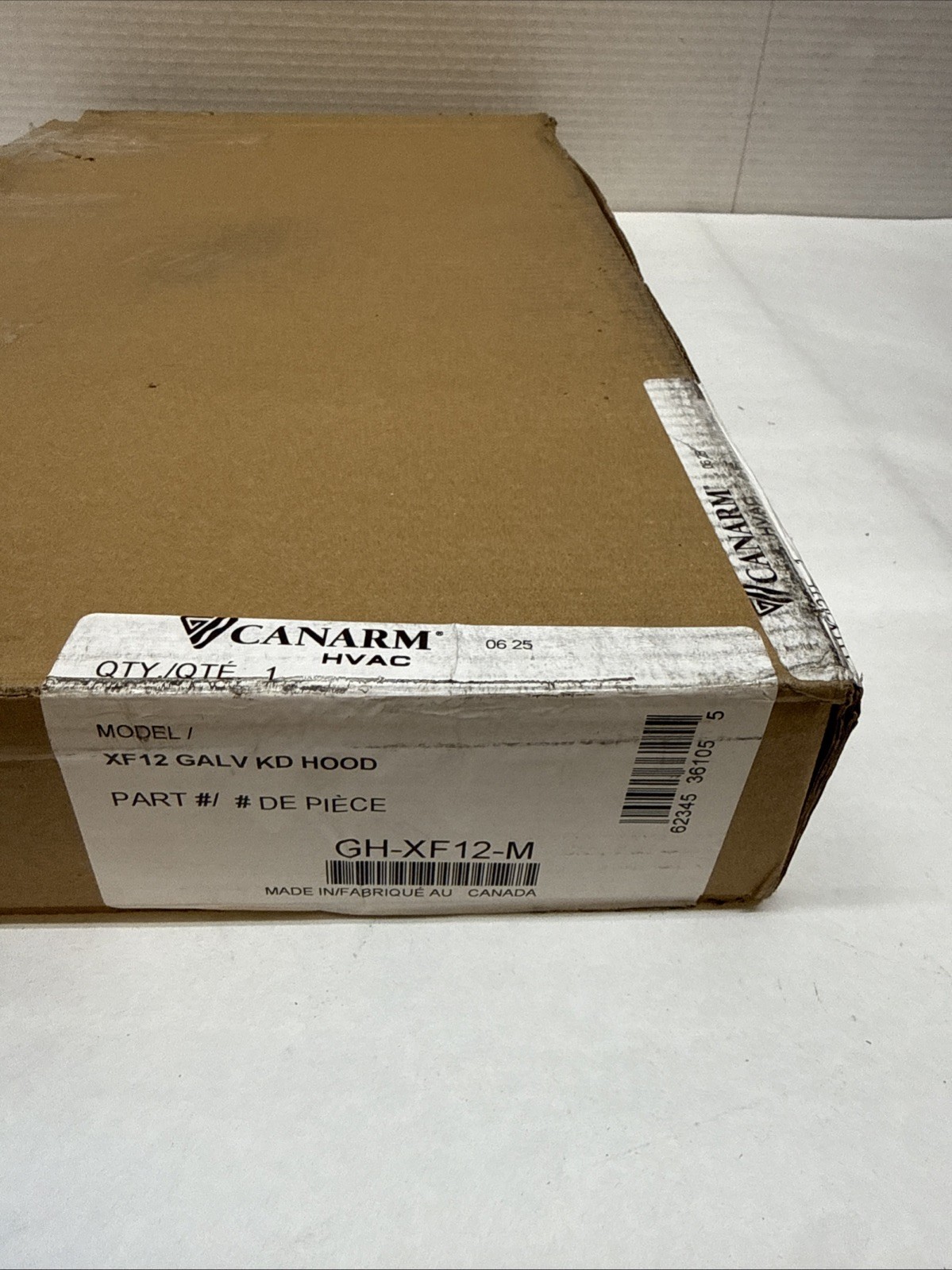Canarm GH-XF12-M 12″ GH Galvanized Hood