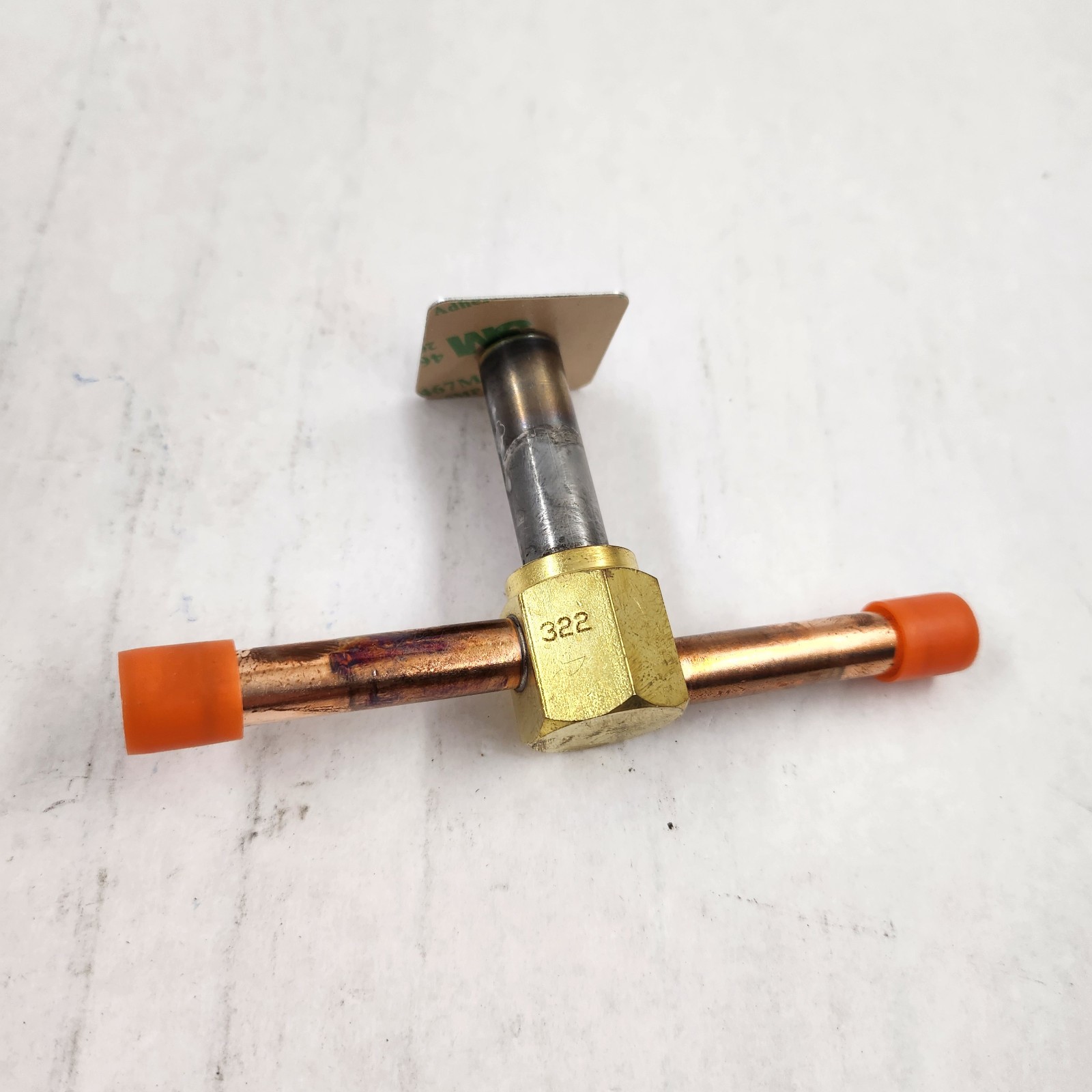 Sporlan E3S130 Solenoid Valve 3/8″ ODF Solder Extended Connections Brass/Cu