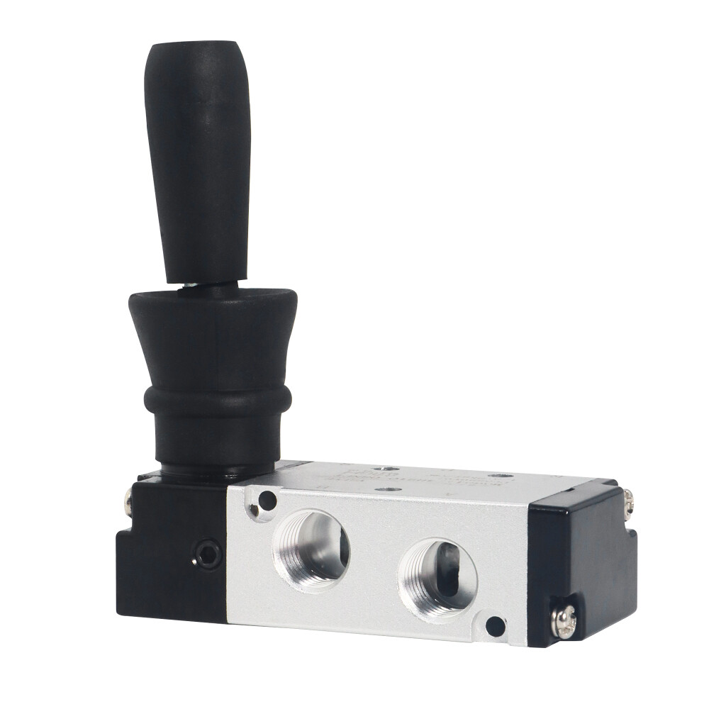 1/4″NPT 5 Way 3 Position Air Hand Lever Operated Valve Pneumatic Solenoid Valve