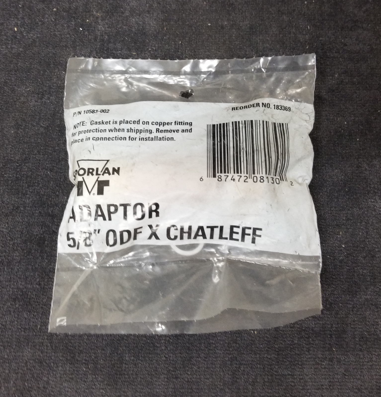~Discount HVAC~ JC-183369 – Sporlan – Adapter – 5/8″ ODF x Chatleff