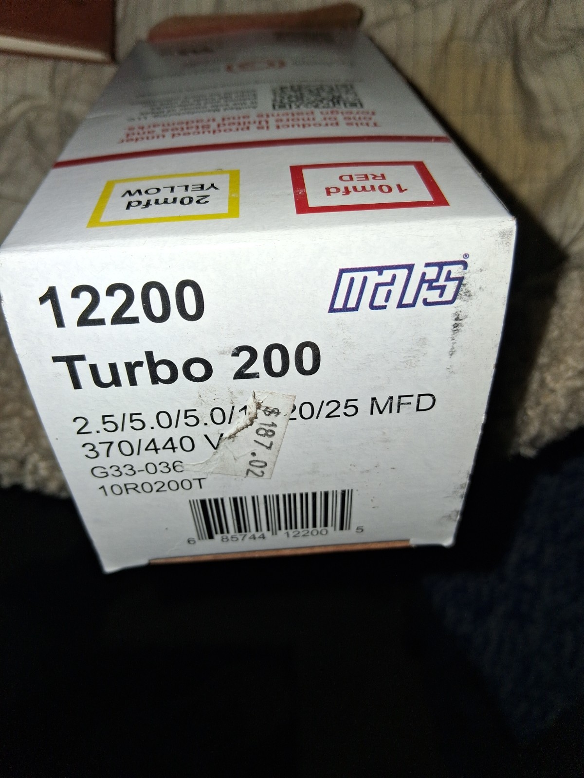 Mars 12200 Turbo 200&reg; Universal Capacitor – 2.5-67.5 MFD –