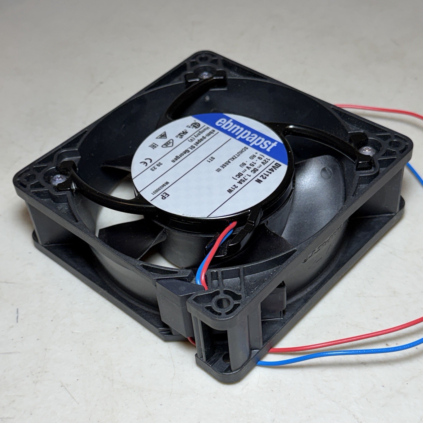 EBM-PAPST DV4112N Axial Fan 12VDC NEW
