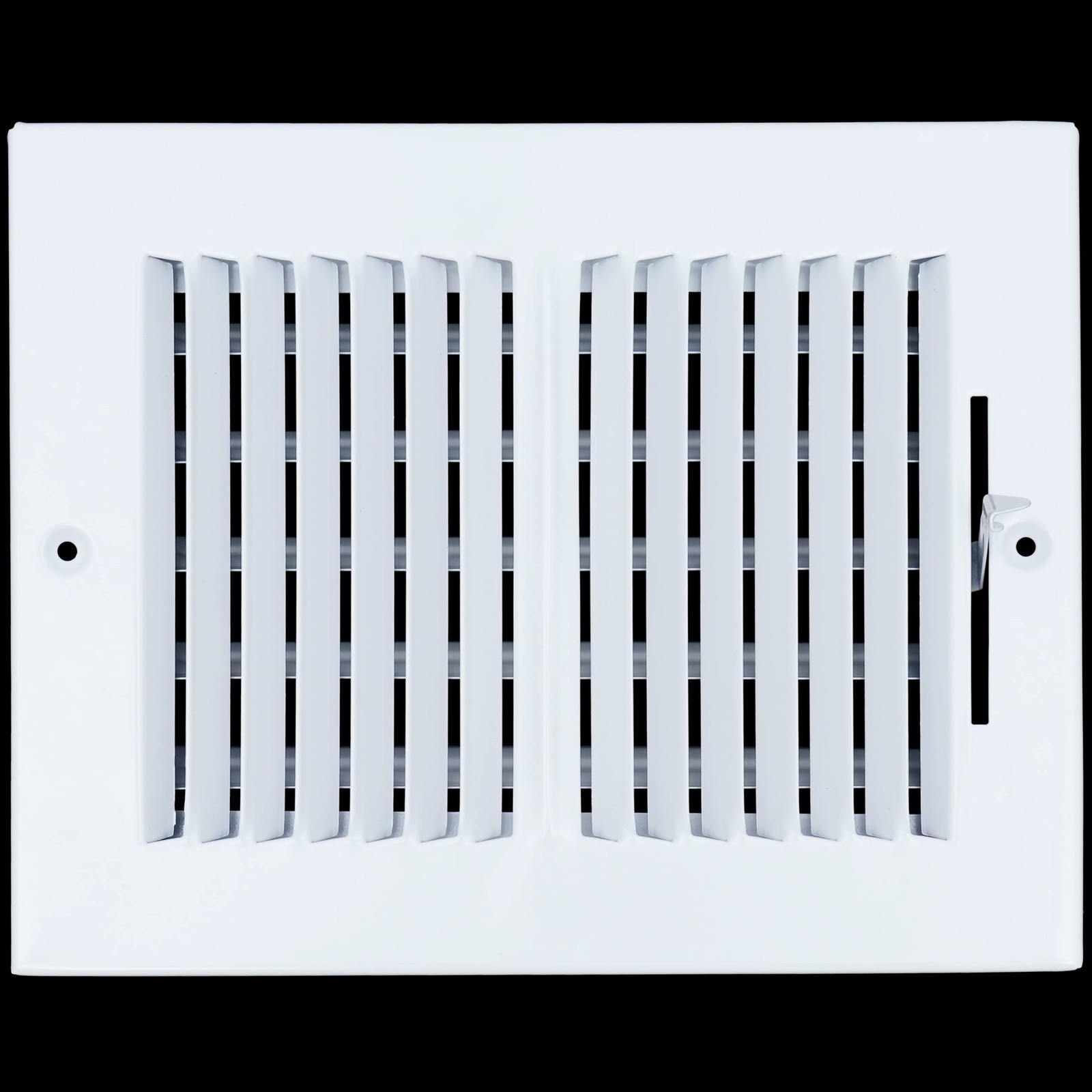 Handua 8×6 Steel Air Supply Diffuser White Ceiling Wall Register Vent Cover