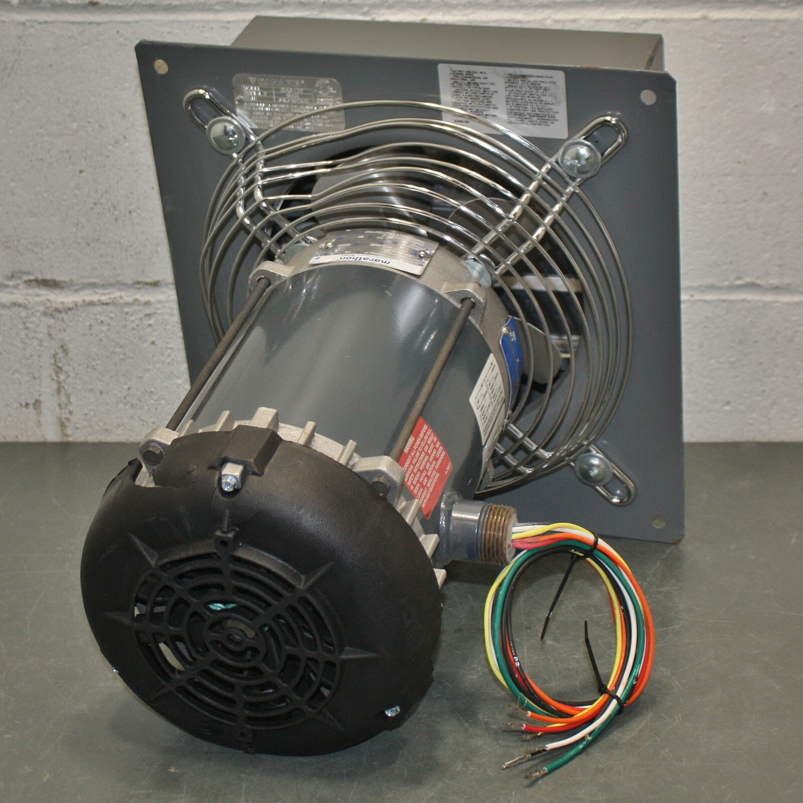 DAMAGED – Canarm 8″ Hazardous Location Exhaust Fan SD08-XPF, 115/230V AC, 1/3HP