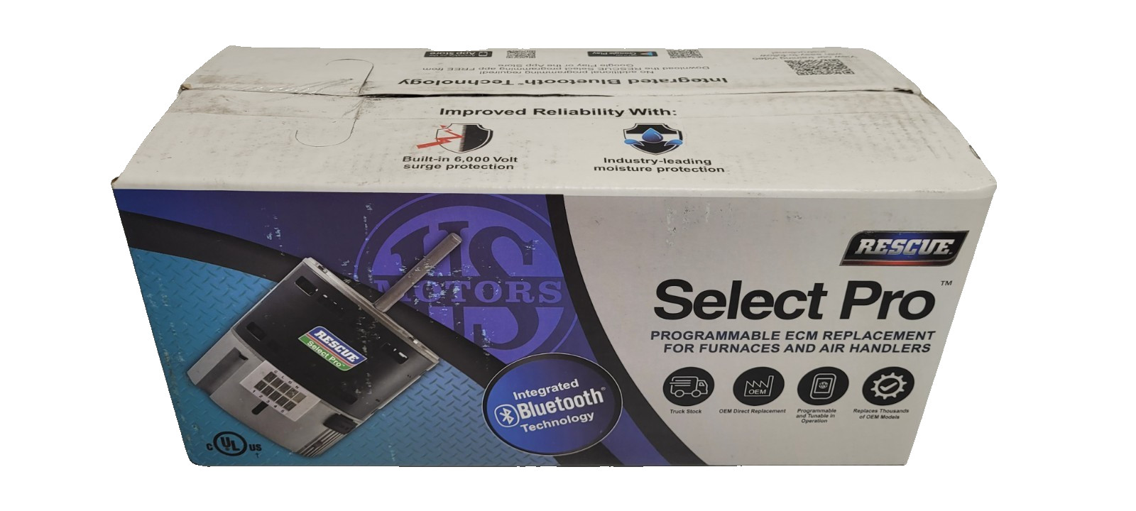 US Motors 6653 Direct Drive Motor, Replaces Selectech X13 and EnduraPro