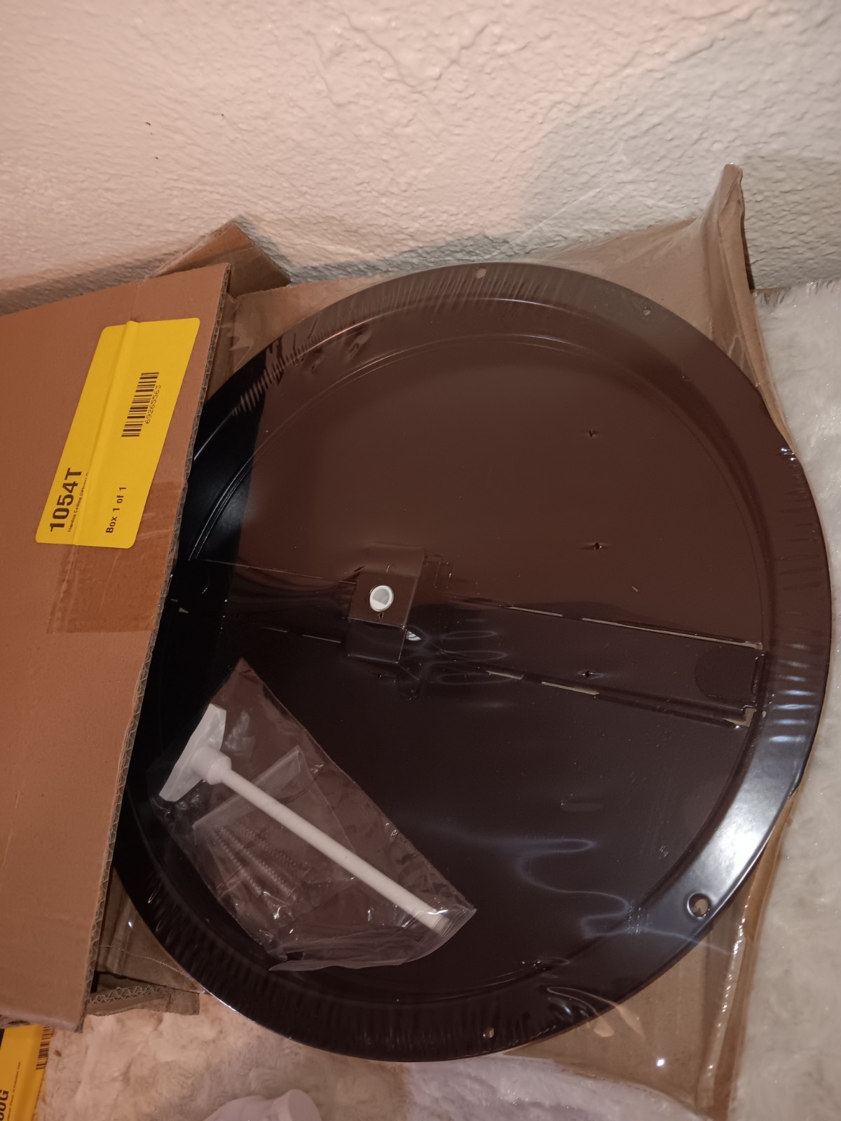 Handua 10″ Manual Damper for Air Supply / Black / New Inbox