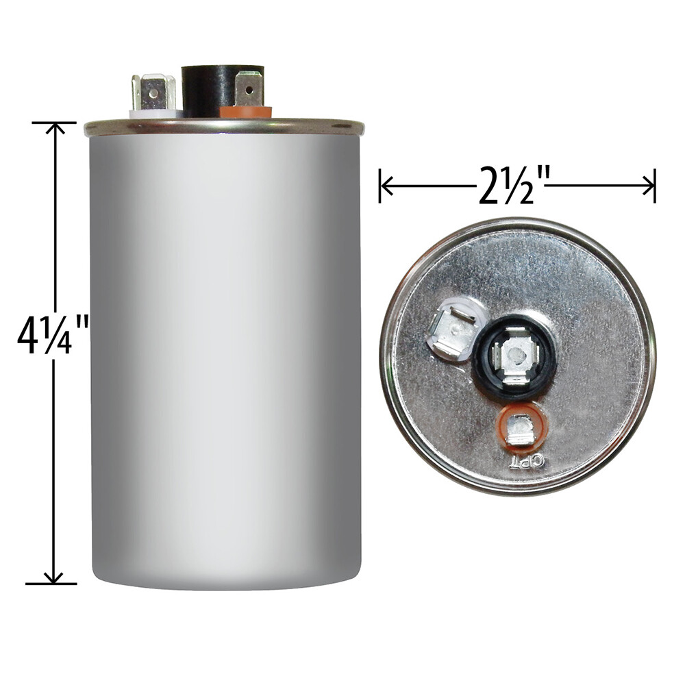 AmRad USA2218 55 uf/MFD 370-440 VAC Run Capacitor 50/60 Hz AC Electric Lot-1