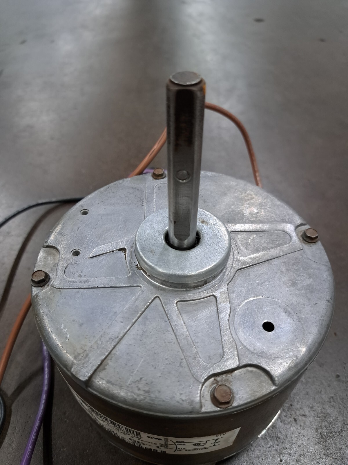 5KCP39BGP870S Genteq Condenser MOTOR, 1/6 HP, 208-230v 1075rpm B13400-251