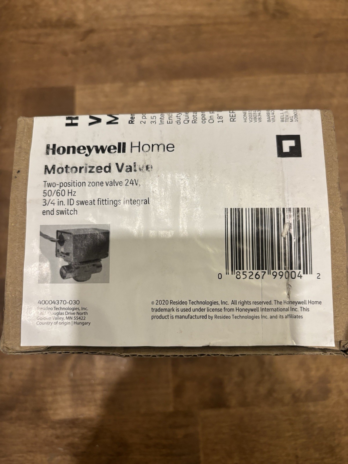 Honeywell GID-661677 V8043E1012 3/4″ Sweat Zone Valve Connection, 18″ OEM Leads