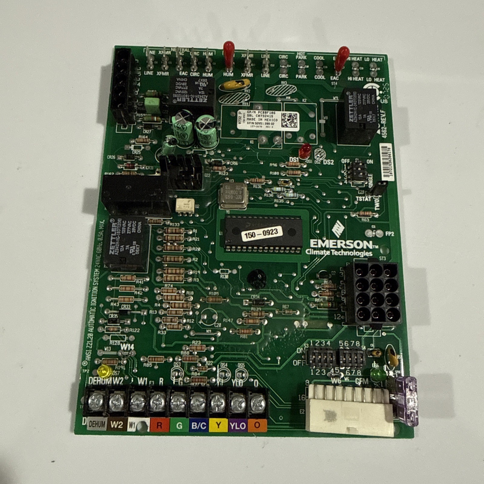 Goodman Furnace Control Circuit Board PCBBF106 for 50V51 289 02