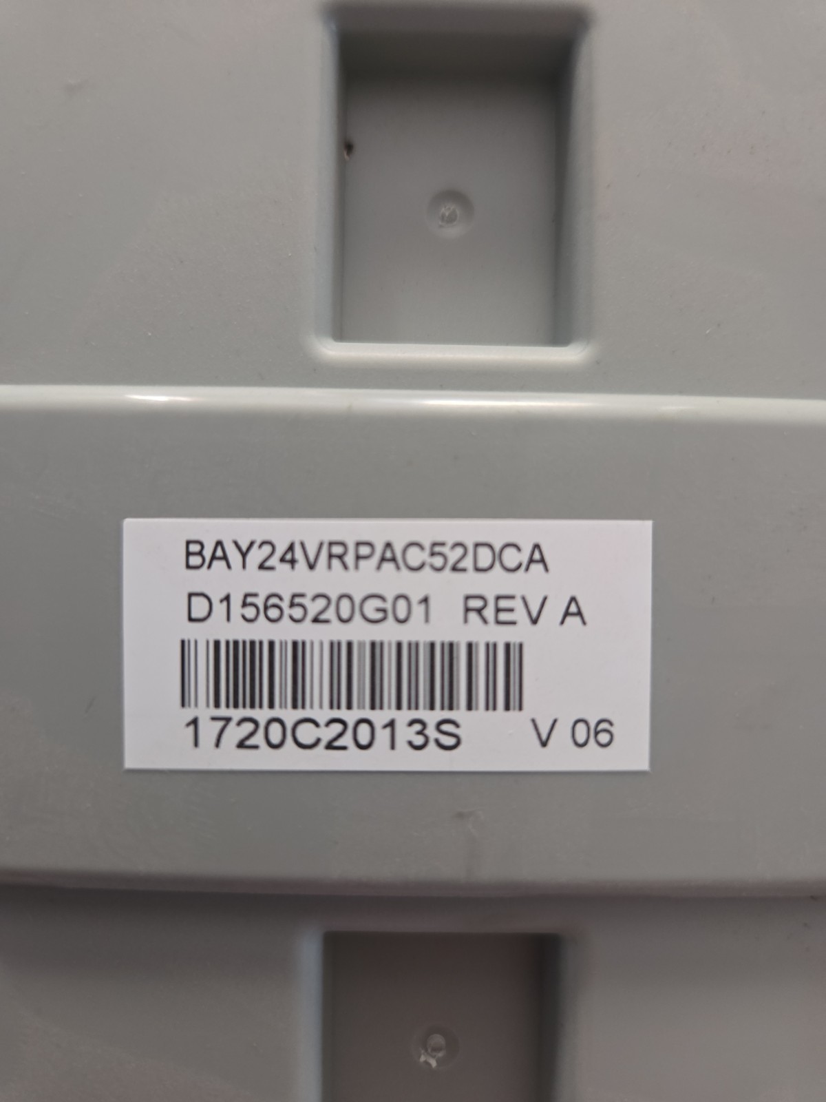 Trane/American Standard 24-Volt Relay Panel BAY24VRPAC52DCA. NO COVER,