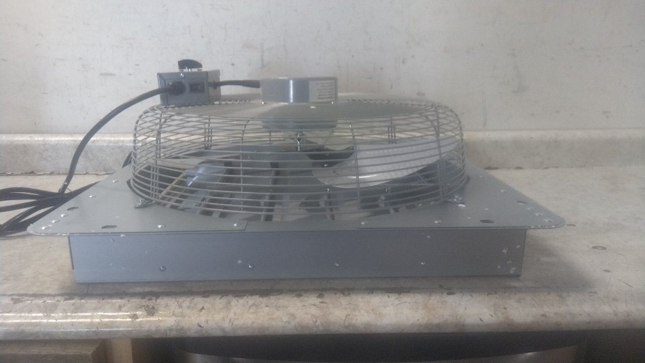 Canarm GSF3-20A 20 In Blade Diameter 1/4 HP 120VAC Galvanized Shutter Fan