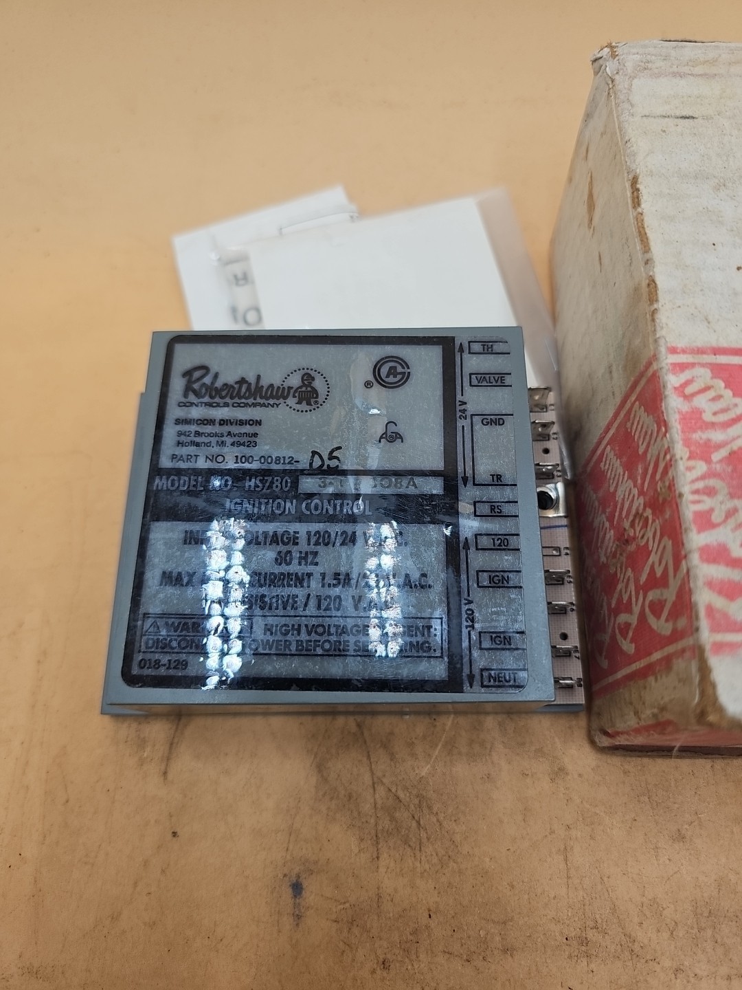 Robertshaw HS780-34PL-308A Ignition Control Module 100-00812-05