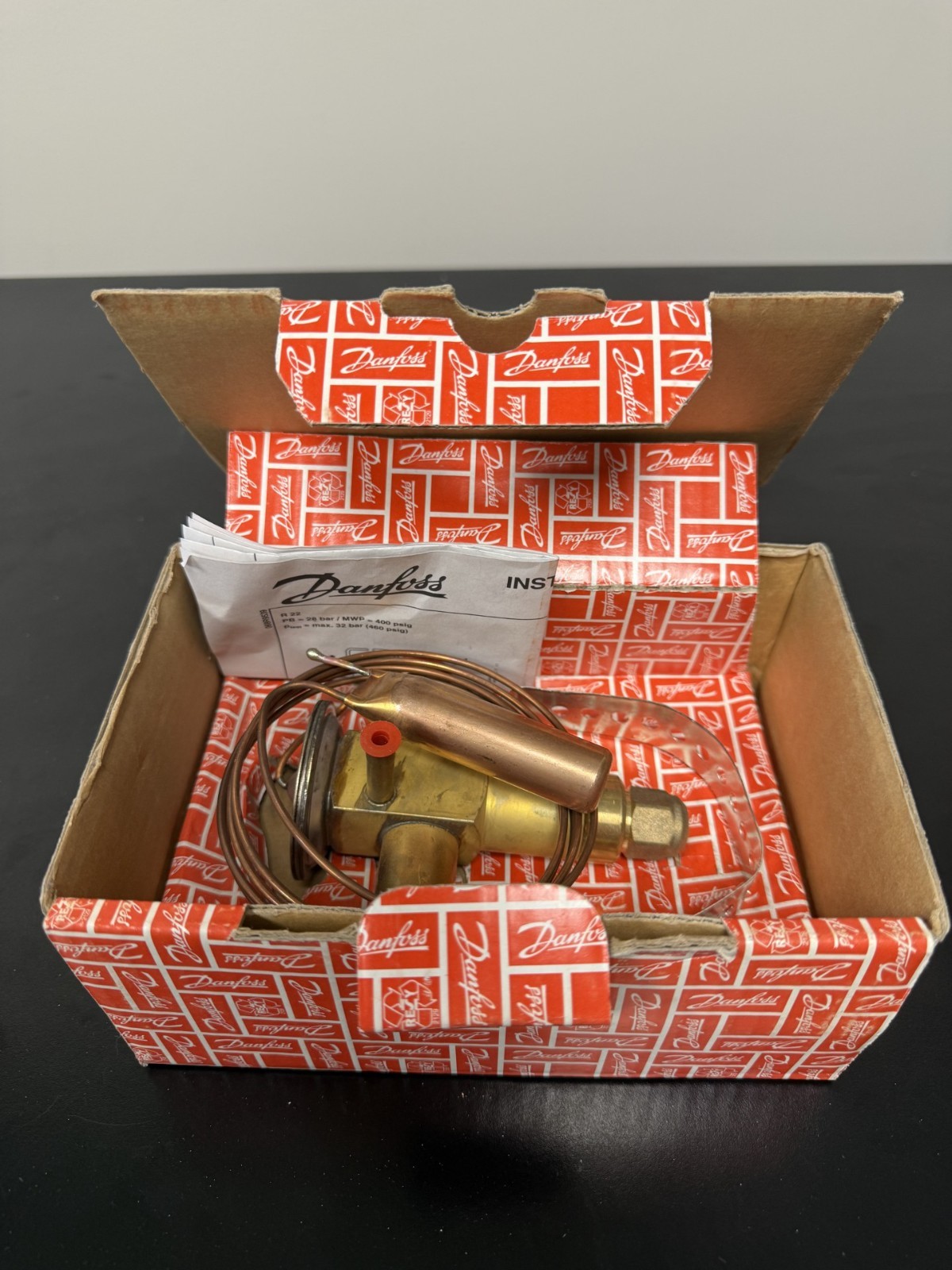 Danfoss 068H7132 TDEBX 11 TXV Expansion Valve 5/8 x 7/8 R22 *NEW IN BOX*