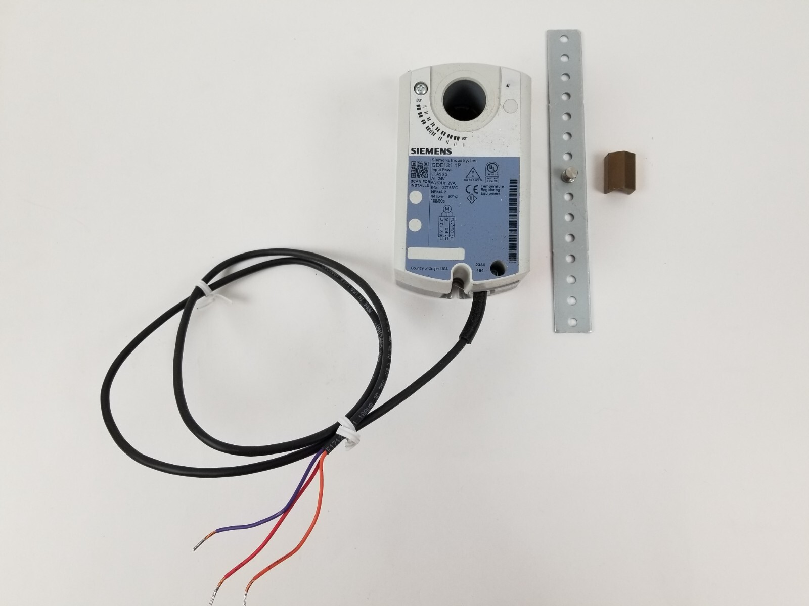 Siemens GDE131.1P OpenAir Actuator NSR 44in-lb 24Vac 3P 50/60Hz NEW