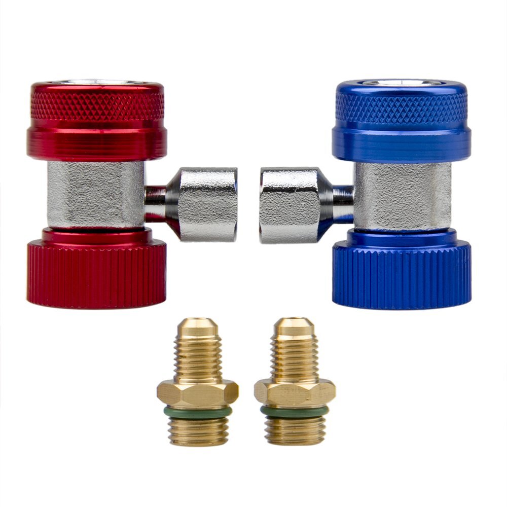 2 Car Adapter AC Air Adjustable Quick High Low Adapter Connector Couplers Kit