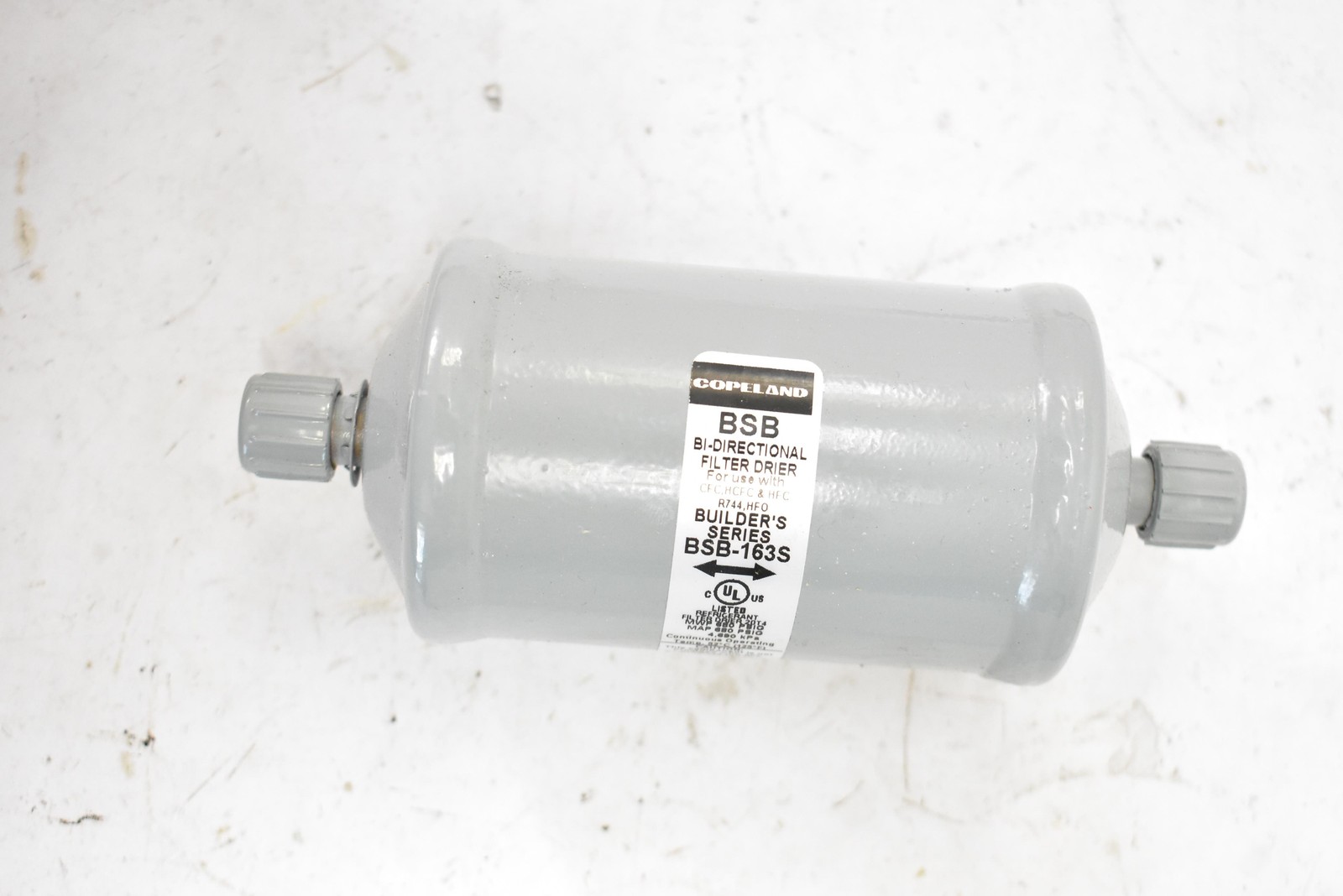 Copeland BSB-163S Bi-Directional Filter Drier 3/8 In Gray Steel 066131 Mexico