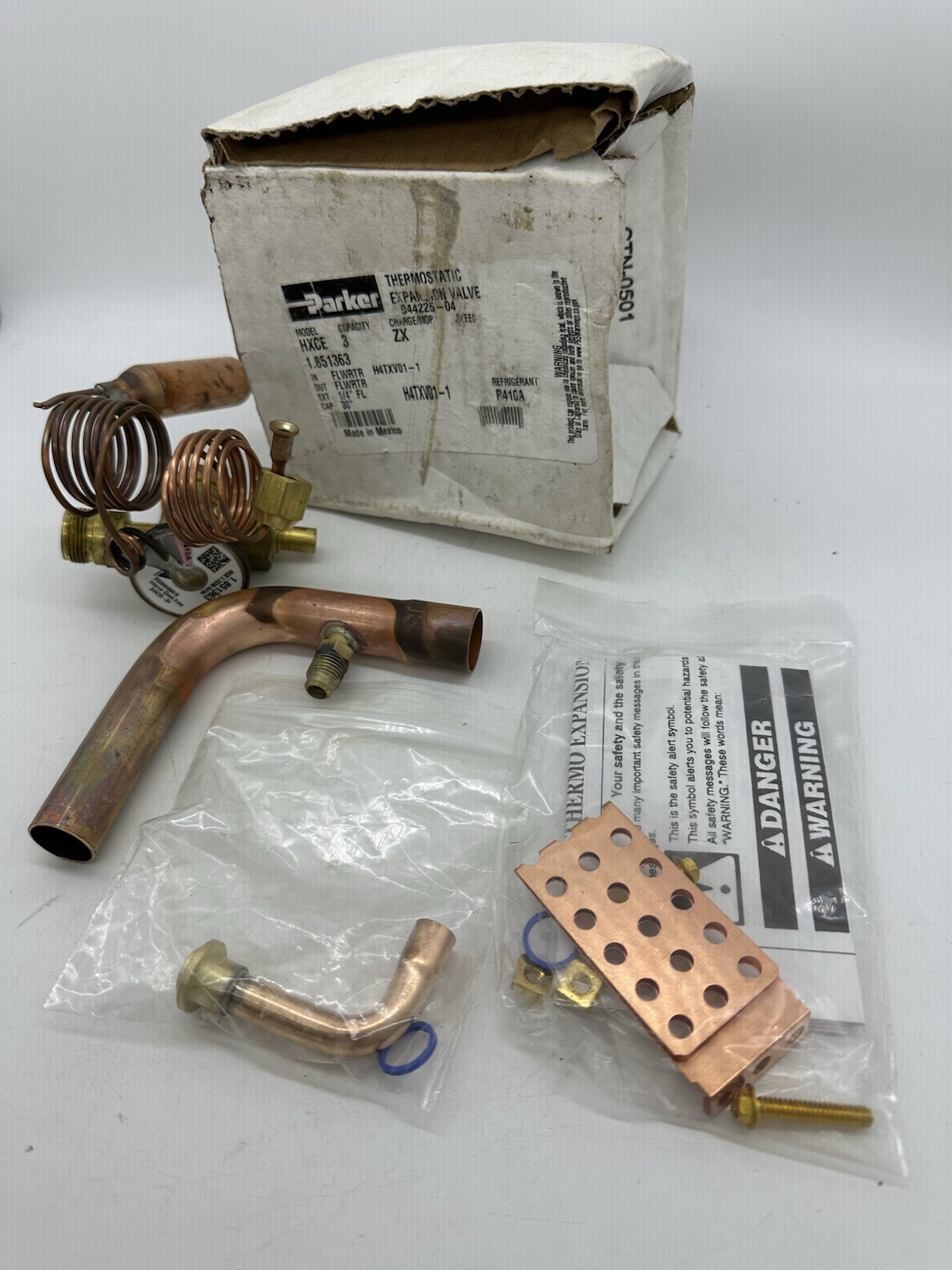 Parker Thermostatic Expansion Valve 044226-04 Open Box New