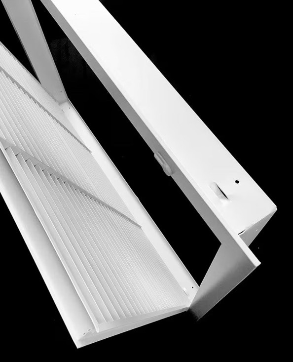 NIB! HVAC Premium Aluminum Return Air Filter Grille White 14×25” RFG1425AL-FNSKU