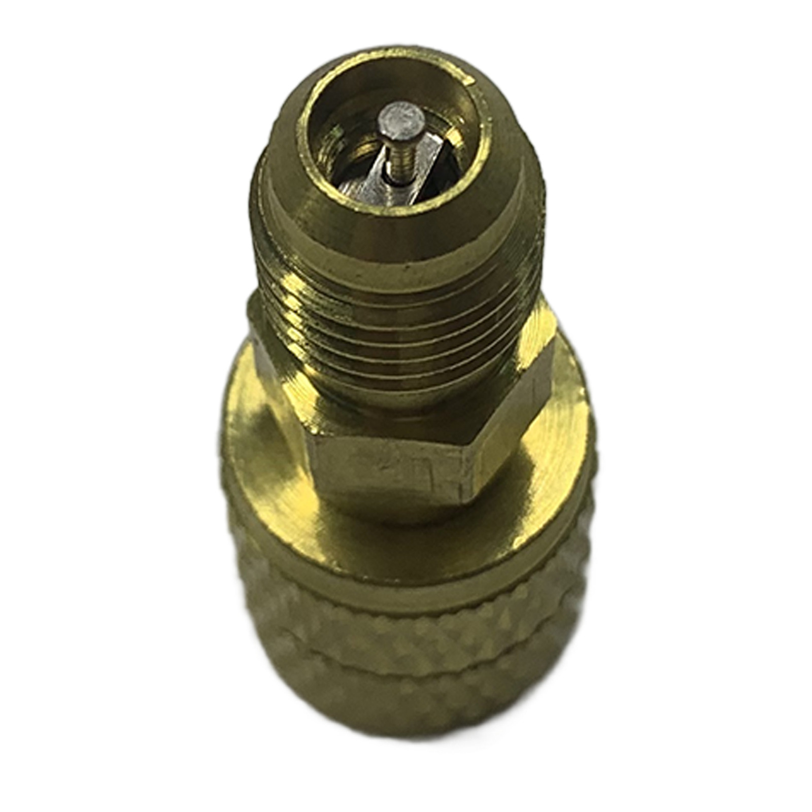 For A2L R454B/R32 Tanks 1/4” Female&1/4”Male HVAC R32 Reverse Thread Adapter