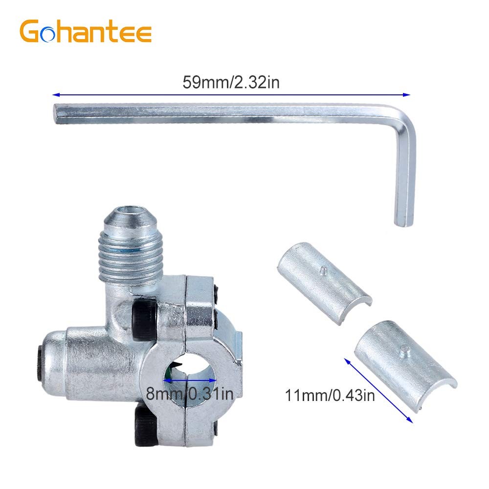 4 Pack BPV-31 Bullet Piercing Tap Valve Kits 1/4 inch, 5/16 3/8 inch