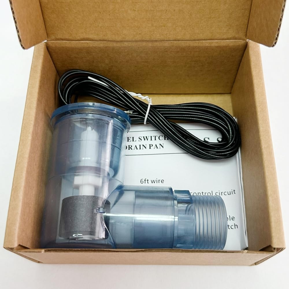 GAGALOR SS2 Condensate Float Switch Clear PVC Overflow Safety Level