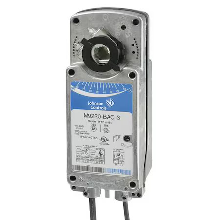 Johnson Controls M9220-Hga-3 Actuator, Damper And Valve, 177 In-Lb