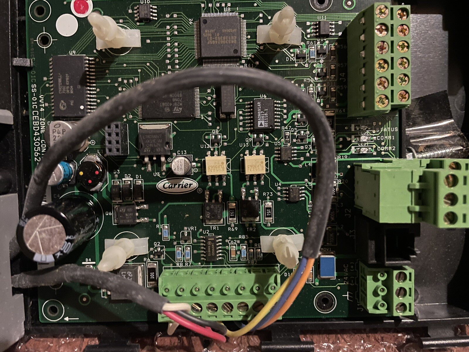 Carrier VVT Zone Controller Circuit Board Part# 33ZCVVTZC-01