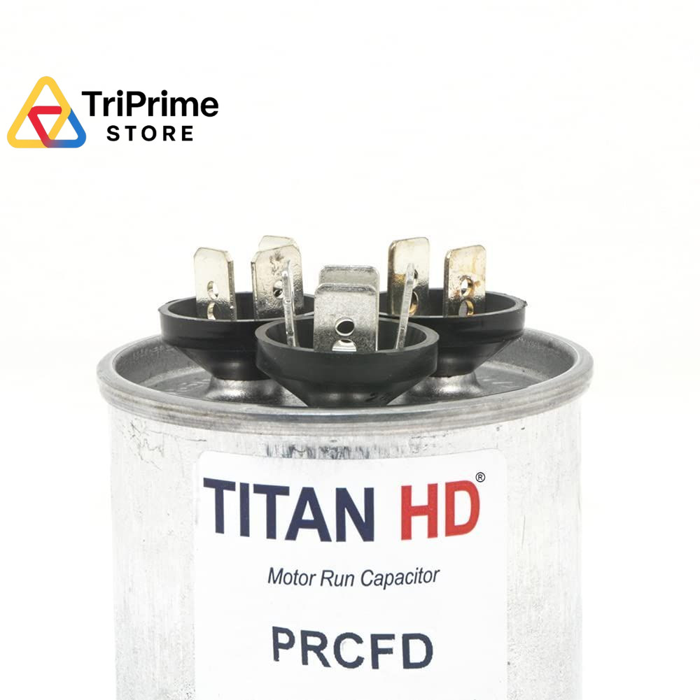 Titan HD 45+5MFD, 440/370V, Round Capacitor