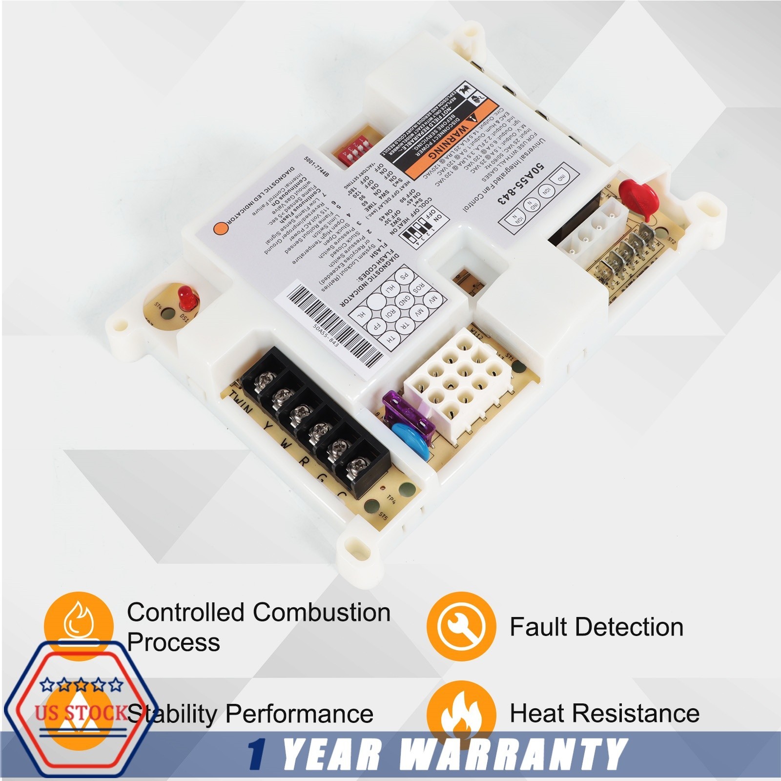 Integrated Furnace Control Board NEW For White Rodgers Lennox 50A55-843