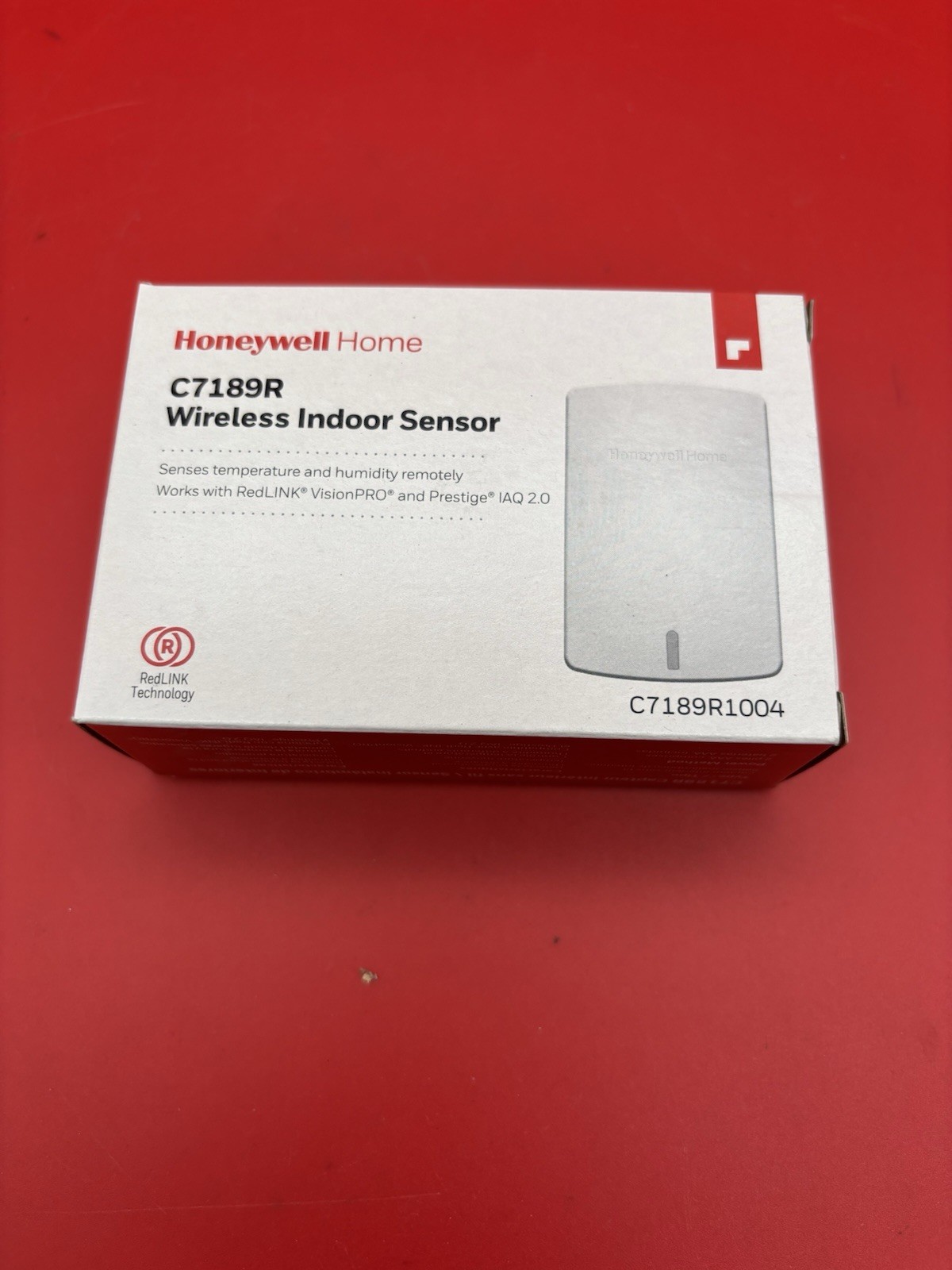 HONEYWELL HOME C7189R1004 Humid/Temp Sensor,Battery,120/0F,Indoor 12Z045