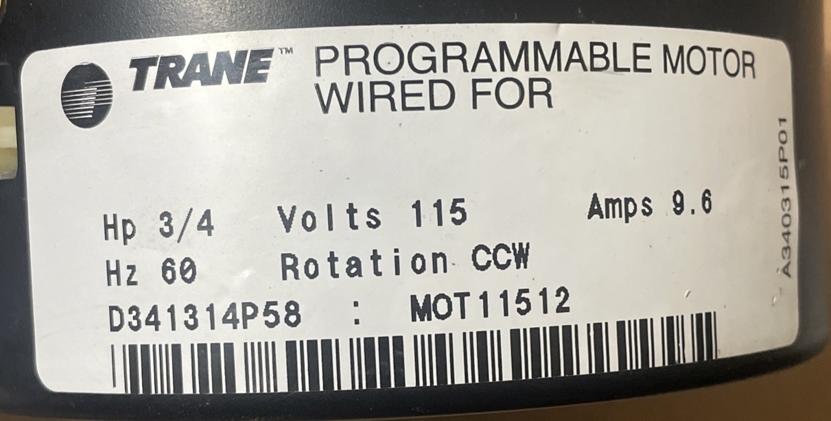 GE DG02 Module only for MOT11512 D341314P58 3/4HP 115V CCW