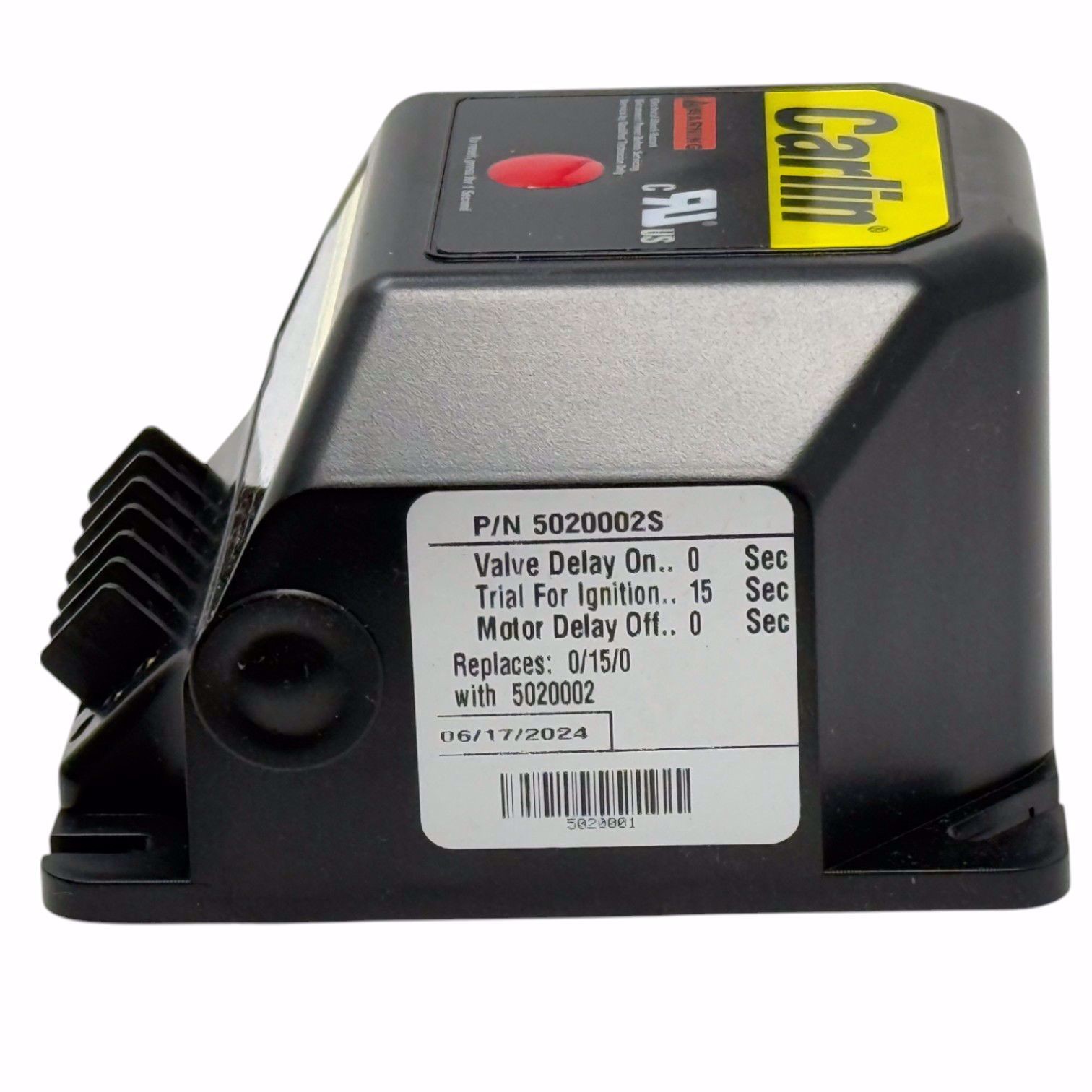 CARLIN 5020002S 50200-02 15 Sec.Interrupted Duty Control with Alarm Contacts