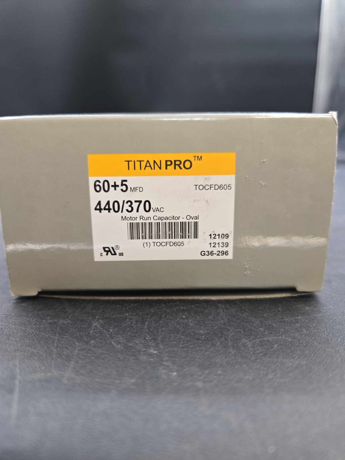 NEW Titan Pro TRCF60 Motor Run Capacitor 440/370VAC PACK OF 2